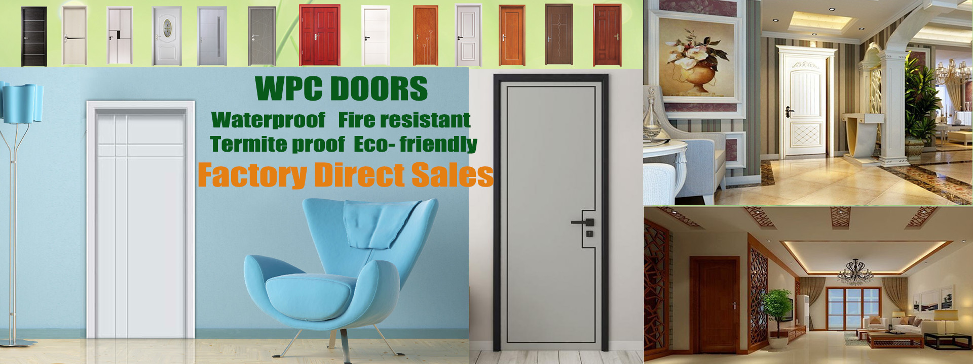 calidad Puerta interior de WPC fábrica