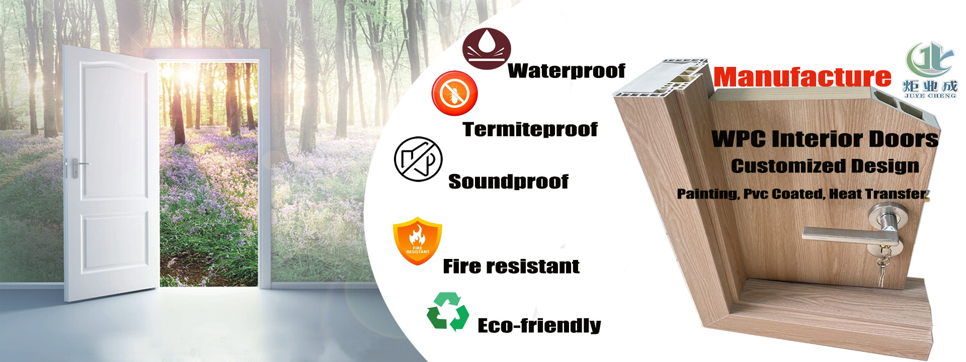 qualidade Porta interior de WPC fábrica