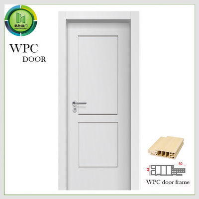 Good price Fire Rated Painting WPC Door Waterproof Composite 700mm Width Bedroom Use online
