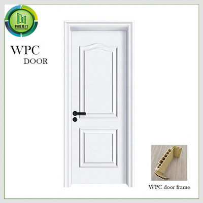 Good price Hollow Wood Painting WPC Door Composite Flame Retardant Villa Use online