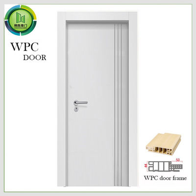 Good price Sound Insulation Interior Painting WPC Door 2050mm Length Bedroom Use online