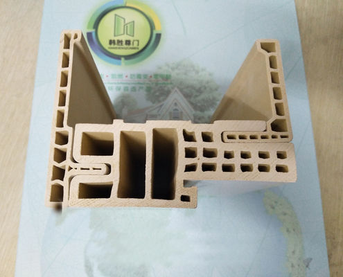 Good price Hollow Upvc WPC Door Frame Composite  FIsrael Flame Retardant  Bathroom Use online