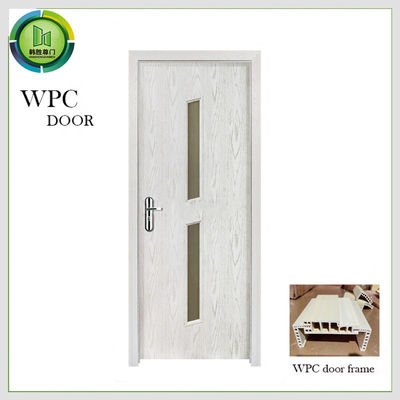 Good price Waterproof External WPC Glass Door Anti Formaldehyde Bathroom Use online