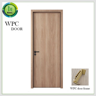 Good price PVC HDF Composite Residential WPC Doors Wooden Panel Design online