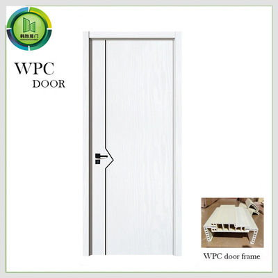 Good price Upvc Fire Rated Solid Core Door ,  WPC Plain Wood Door Hotel Use online