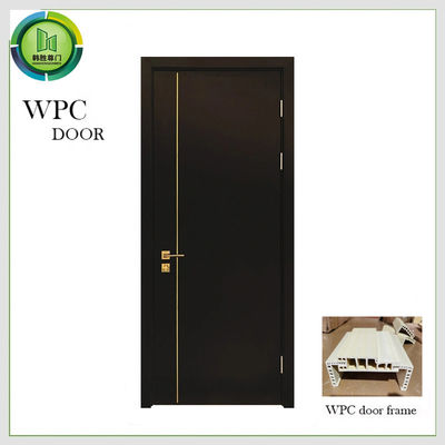 Good price Formaldehyde Free Interior WPC Wood Door 800mm  Width Villa Bedroom Doors online