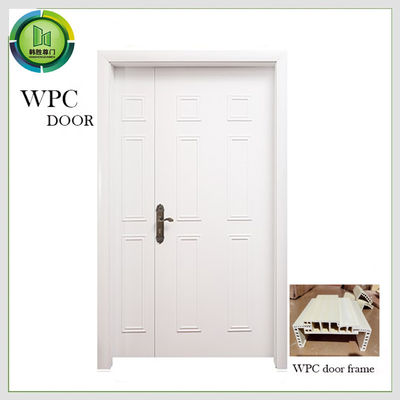 Good price ODM WPC Soundproof Wooden Sliding Door , Unequal Sliding Bathroom Door online