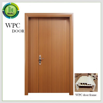 Good price Waterproof  Flat WPC Sliding Door Recyclable Unequal Type For Bathroom online