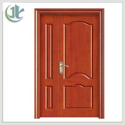 Good price Termite Resistant Wood Double Doors , Unequal Double House Door online