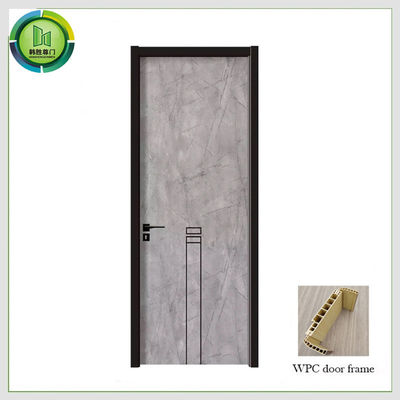 Good price Home Style UPVC Internal Doors Composite WPC Skin Bedroom Use online