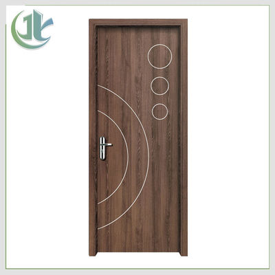 Good price Plain Interior WPC Hollow Door Oak Color Flame Retardant Office Use online