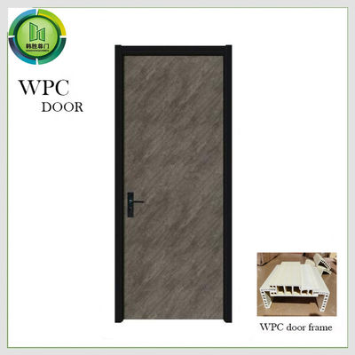 Good price Upvc Composite WPC Solid Oak Interior Doors Termite Resistant For Apartment online