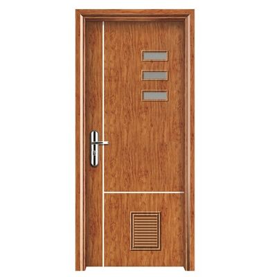 Good price WPC Glass Door hollow composite door with superior durability and low maintenance designed for modern architectural needs online