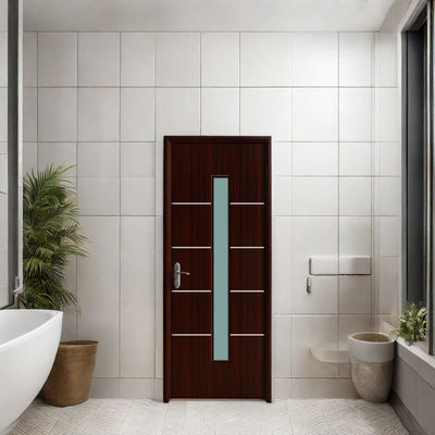 Good price Soundproof Moisture Resistant WPC Glass Door with Heat Insulation for Residential and Commercial Use online