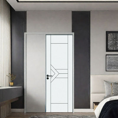Good price Painting WPC Hollow Composite Door with Soundproof Design, Heat Insulation, and Moisture Resistance for Residential Use online