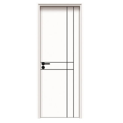 Good price 45mm Thickness PVC Laminated WPC Hollow Door with 30dB Sound Insulation for Modern Interiors online
