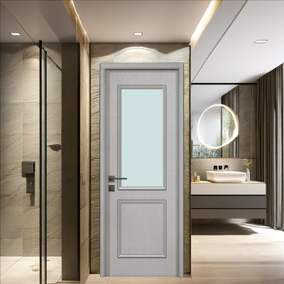 Good price Soundproof Moisture Resistant UV Resistant WPC Glass Door for Modern Interiors online