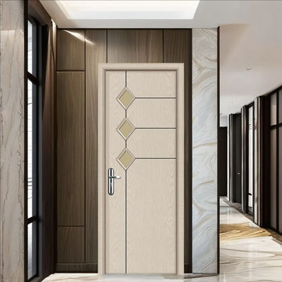 Good price Durable WPC Glass Door with 35/45mm Thickness Offering Heat Insulation and Termite Proof for Interior Use online