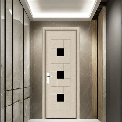 Good price Eco Friendly Termite Proof WPC Glass Door with Maintenance Free Construction for Interior Spaces online