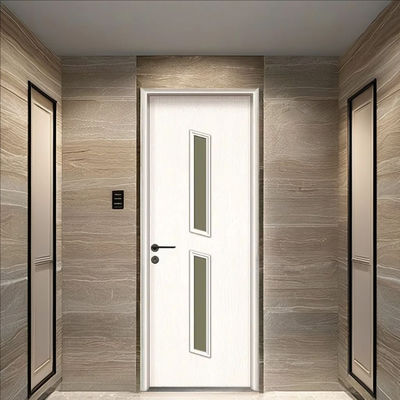 Good price Eco Friendly 35/45mm Thickness WPC Glass Door with Termite Proof and Heat Insulation for Modern Spaces online