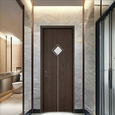 Good price Customizable Surface Treatment WPC Glass Door with 700mm 800mm 900mm Width Options for Interior Residential Use online