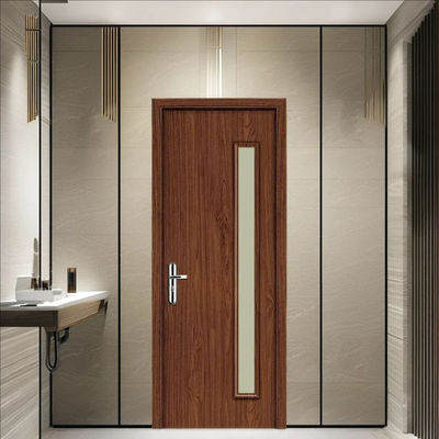 Good price Eco Friendly WPC Glass Door with Moisture Resistant and Rot Resistant Features for Modern Interiors online