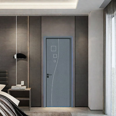 Customizable WPC Interior Door with Embossed Smooth or Special Finishes Offering Soundproof Heat Insulation and Low Maintenance Benefits
