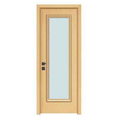 Good price Eco Friendly WPC Glass Door with Customizable Surface Treatments and Excellent Heat Insulation for Interior Applications online