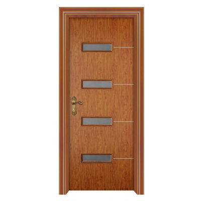 Good price WPC Glass Door soundproof composite door suitable for bedrooms living rooms and office spaces with termite proof design online