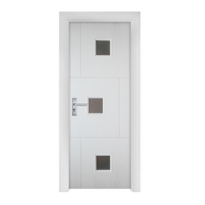 Good price Soundproof and Energy Saving WPC Glass Door Featuring Hollow Composite Panels for Enhanced Indoor Comfort and Stability online