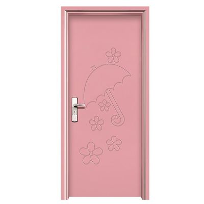 Good price Painting WPC Door soundproof and moisture resistant interior door with customizable embossed or smooth surface treatments online