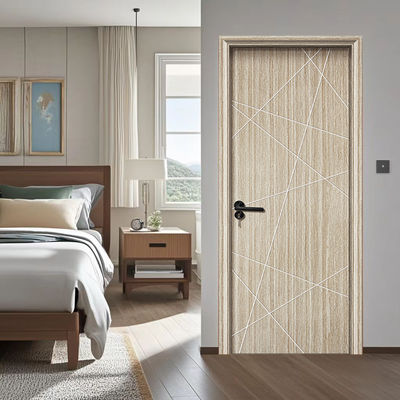 Modern and Environmentally Friendly WPC Hollow Door for Residential and Commercial Spaces