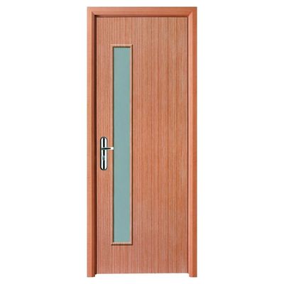 Good price WPC Glass Door durable composite door with hollow core design ideal for residential and commercial interior applications online