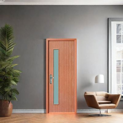 Good price Energy and Soundproof WPC Glass Door with Hollow Composite Panel Construction Suitable for Modern Residential Interiors online
