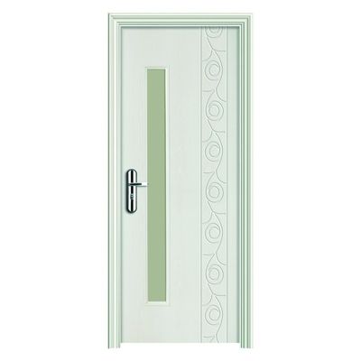 Good price Durable Hollow Composite WPC Glass Door Offering Energy Heat Insulation Moisture Resistance and Soundproofing for Interiors online