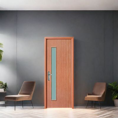Good price Soundproof and Heat Insulated WPC Glass Door Suitable for Residential and Commercial Interiors with Durable Construction online