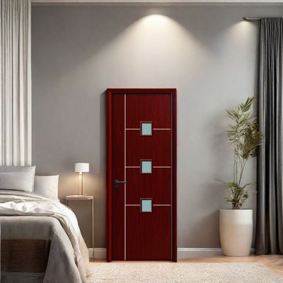 Good price Durable WPC Glass Door Featuring Heat Insulation and Soundproof Properties Ideal for Residential and Commercial Interior online