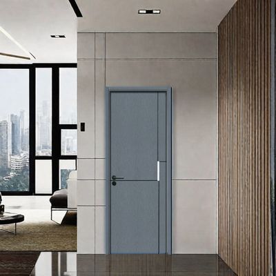 Eco Friendly WPC Interior Door with Soundproof and Moisture Resistant Properties for Residential and Commercial Spaces