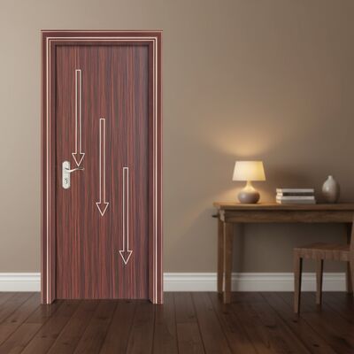 Environmentally Friendly WPC Hollow Door with Termite Proof and Mold Proof Properties for Sustainable Building Projects