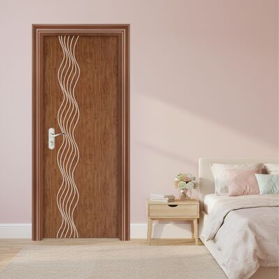 Good price Composite WPC Hollow Door designed for durability and resistance to moisture humidity and rot perfect for interior residential and commercial online
