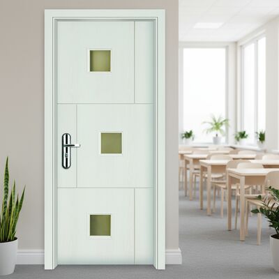 Good price Soundproof Moisture Resistant WPC Glass Door - Easy to Install Composite Hollow Door for Modern Interiors online