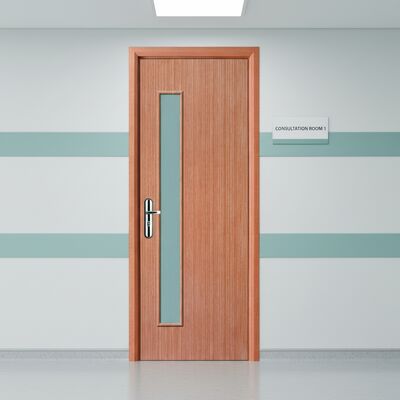 Energy WPC Hollow Door with Excellent Heat Insulation and Moisture Resistance Ideal for Various Interior Room Applications