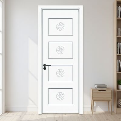 Good price Soundproof Heat Insulated Hollow Composite WPC Interior Door with Moisture Resistance and Custom Finishes for Modern Interior Applications online