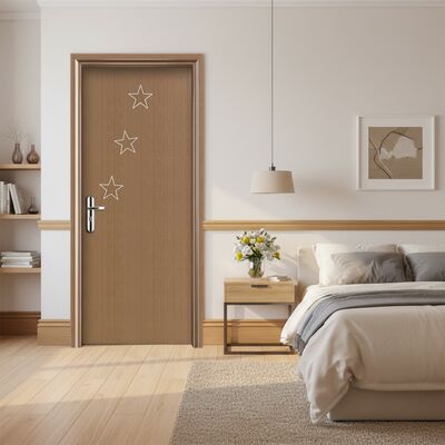 Good price Customizable surface treatment WPC Interior Door featuring termite proof low maintenance and long service life ideal for interior applications online