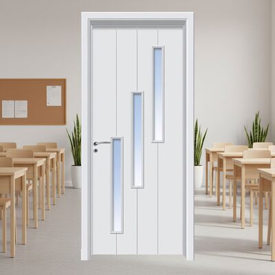 Good price WPC Glass Door Composite Hollow Door Designed for Long Lasting Durability with Soundproof and Heat Insulation Properties online