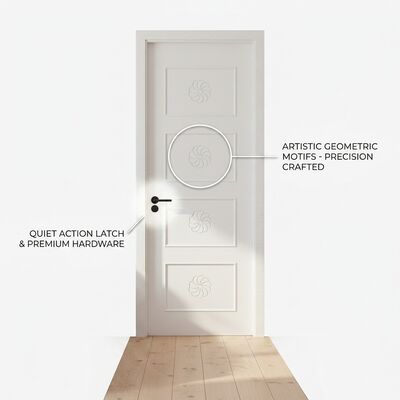 Good price 100 Percent Waterproof WPC Plain Door for Sierra Leone Offering Low Maintenance and Durable Water Resistant Features online