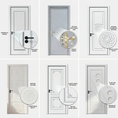 Good price 100 Percent Waterproof WPC Plain Door for Senegal Featuring PVC Film Surfacefinish Ensuring Longevity and Minimal Upkeep online