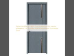 Professional Factory WPC Door Production Line Interior Waterproof PVC Finished Surface Wood Plastic Composite Door 
