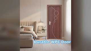 Durable WPC Hollow Door Superior Strength Heat Insulation