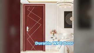 Durable WPC Hollow Interior Door Heat Insulated